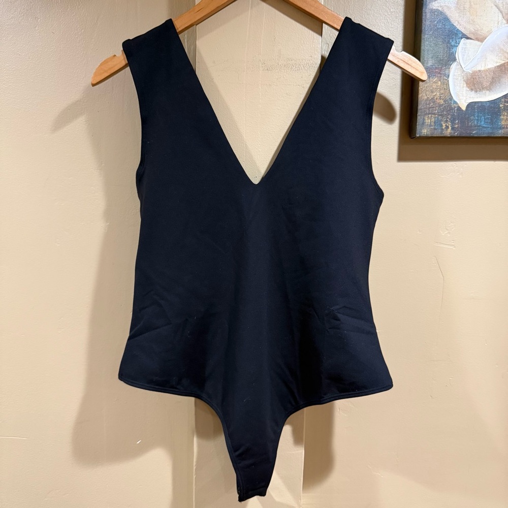 Intimately by Free People Keep It Sleek Black Bodysuit - Picture 2 of 7